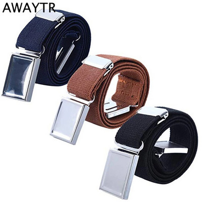 AWAYTR Boy Kids Magnetic Buckle Belt Adjustable Elastic Children`s Belts Elastic Waistband Adjustable Belt for Boys Girls