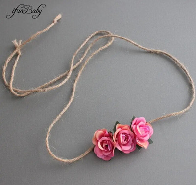 Modni cvjetni remen, dječji remen od konoplje, vezice od konoplje, remen od konoplje