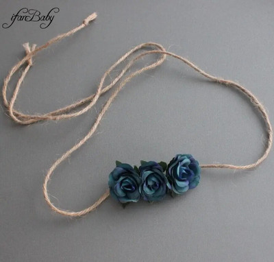 Modni cvjetni remen, dječji remen od konoplje, vezice od konoplje, remen od konoplje