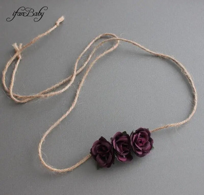 Modni cvjetni remen, dječji remen od konoplje, vezice od konoplje, remen od konoplje