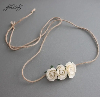 Modni cvjetni remen, dječji remen od konoplje, vezice od konoplje, remen od konoplje