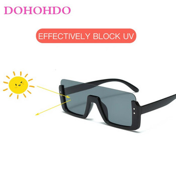 Сладки детски слънчеви очила Правоъгълни модни детски слънчеви очила с половин рамка Защитни нюанси за детски очила Момчета Момичета Очила UV400