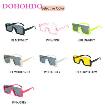 Χαριτωμένα παιδικά γυαλιά ηλίου Ορθογώνιο μόδα Παιδικά γυαλιά ηλίου μισό πλαίσιο Παιδικά γυαλιά προστασίας αποχρώσεις για αγόρια για κορίτσια Γυαλιά UV400