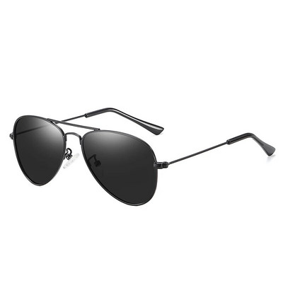 Ochelari de soare polarizați clasici pentru copii Lentile colorate 5-12 ani Ochelari pentru copii Ochelari cu rame metalice UV400