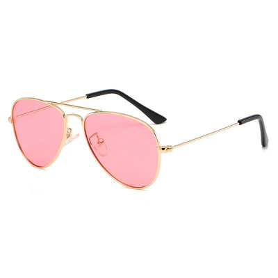 Ochelari de soare polarizați clasici pentru copii Lentile colorate 5-12 ani Ochelari pentru copii Ochelari cu rame metalice UV400