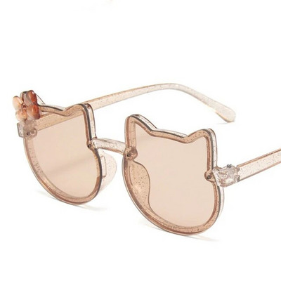 Bērnu saulesbrilles Metāla rāmis bantīte Bērnu saulesbrilles Mode Gilrs Āra brilles Ballīšu brilles Gudra stila brilles