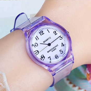 Μόδα καθημερινά φιλικά προς το περιβάλλον παιδικά ρολόγια μόδας χαλαζία από σιλικόνη για αγόρια και κορίτσια ρετρό κλασικό ρολόι