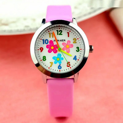Desene animat colorat unicorn fluture flori fete copii elevi copii petrecere aniversare craciun piele PU ceas ceas cadou