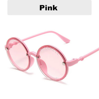 2024. aasta uus moodne ümmarguse raamiga peegliga laste päikeseprillid, plastist klassikalised laste peegeldusvastased päikeseprillid Uv400