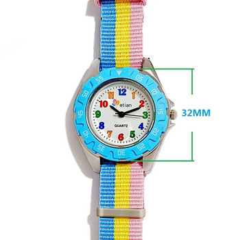 Момчета Момичета Деца Деца Студенти Цветни платнени ленти Модни парти подаръци Кварцови ръчни часовници Часовник Ръчни часовници за обучение