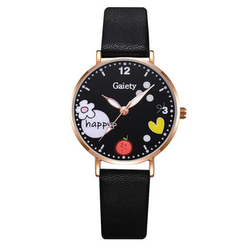 Παιδικά ρολόγια Ροζ χαριτωμένο παιδικό ρολόι χειρός Σετ μοτίβο κινουμένων σχεδίων χαλαζία για κορίτσια Φοιτητικό Ρολόι μόδας Relogio Feminino