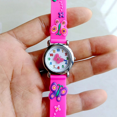 Multifilm Armas 3D Ükssarvik Liblikad Lilled Ilusad Kellad Tüdrukutele Poistele Lapsed Lapsed Õpilastele Pidu jõulukingitused Kell