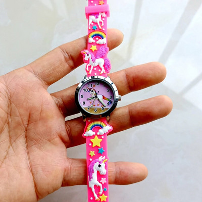 Multifilm Armas 3D Ükssarvik Liblikad Lilled Ilusad Kellad Tüdrukutele Poistele Lapsed Lapsed Õpilastele Pidu jõulukingitused Kell