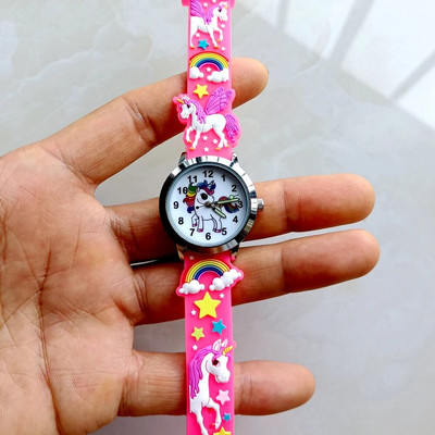 Multifilm Armas 3D Ükssarvik Liblikad Lilled Ilusad Kellad Tüdrukutele Poistele Lapsed Lapsed Õpilastele Pidu jõulukingitused Kell