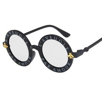 Νέα μόδα Παιδικά γυαλιά ηλίου Bee Goggle Σκιές Στρογγυλά Γυαλιά Παιδικά Αγόρια Γυαλιά Αγόρια Κορίτσια για μωρό ΥπαίθριαΤαξίδι Γυαλιά οράσεως