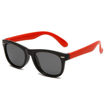 Νέα Polarized παιδικά γυαλιά ηλίου τετράγωνα εύκαμπτα σιλικόνη για παιδιά αγόρια κορίτσια Γυαλιά ηλίου Baby Shades Γυαλιά UV400 Oculos