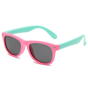 Νέα Polarized παιδικά γυαλιά ηλίου τετράγωνα εύκαμπτα σιλικόνη για παιδιά αγόρια κορίτσια Γυαλιά ηλίου Baby Shades Γυαλιά UV400 Oculos