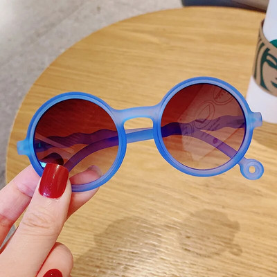 Jauni bērni jauka multfilma lāča forma apaļas saulesbrilles meitene zēns leopards divkrāsu vintage saulesbrilles UV aizsardzība klasisks bērns