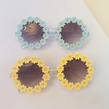 iboode Παιδικά γυαλιά ηλίου Οβάλ Μόδα λουλουδιών Παιδικά γυαλιά ηλίου για κορίτσια Βρεφικές αποχρώσεις Γυαλιά UV400 Αντιηλιακά γυαλιά εξωτερικού χώρου