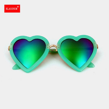 2023 Нови детски слънчеви очила със сърца Модни момчета Момичета Дизайн на марката Любовни очила Деца Бебе Сладки анимационни слънчеви очила Анти UV400