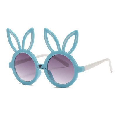 Ochelari de soare noi pentru copii, în formă de iepuraș de desene animate, fete, băieți, copii, ochelari de soare, rotunzi, cosplay, ochelari drăguți pentru copii, ochelari UV400