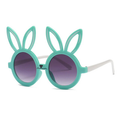 Ochelari de soare noi pentru copii, în formă de iepuraș de desene animate, fete, băieți, copii, ochelari de soare, rotunzi, cosplay, ochelari drăguți pentru copii, ochelari UV400