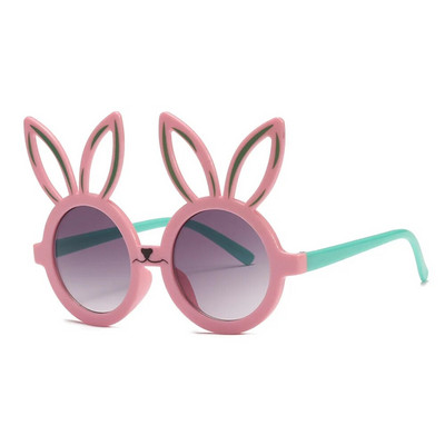Ochelari de soare noi pentru copii, în formă de iepuraș de desene animate, fete, băieți, copii, ochelari de soare, rotunzi, cosplay, ochelari drăguți pentru copii, ochelari UV400