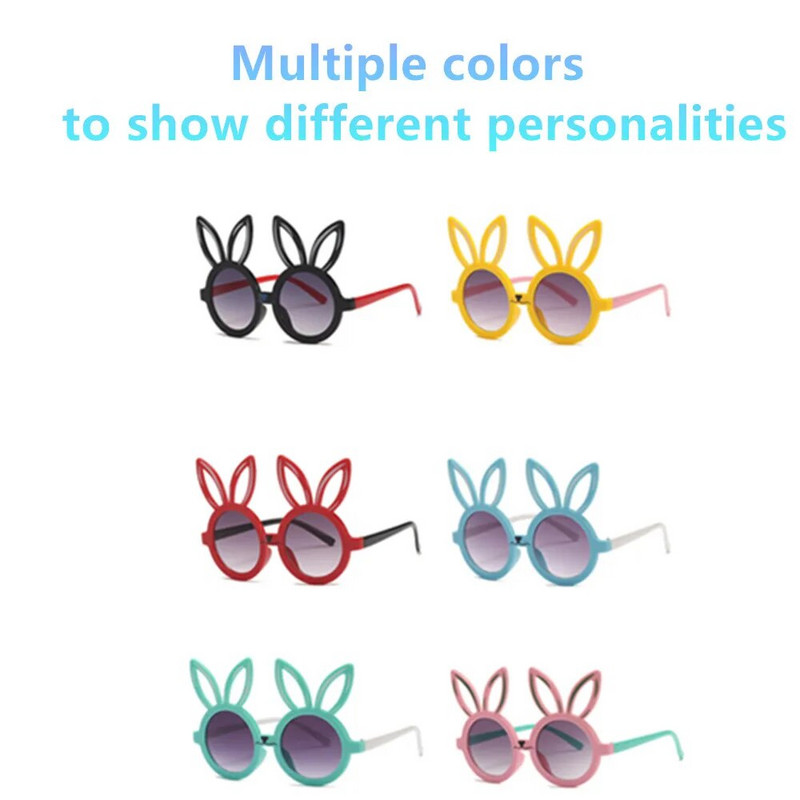 Uued Laste Päikeseprillid Multifilm Jänku kuju Tüdrukud Poisid Lapsed Päikeseprillid Ümmargused Cosplay Prillid Armsad Beebi Varjud Prillid UV400