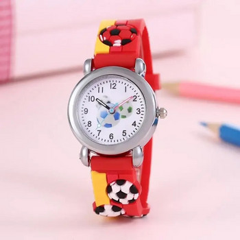 Сладки детски часовници Момчета Часовници Детски спортни ръчни часовници Футболни анимационни мотиви Кварцов часовник Подарък за момичета Montre Enfant