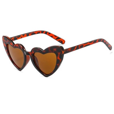 Sirds formas saulesbrilles bērniem 2023. gada vasaras bērniem Saulesbrilles Jauki Love Heart Saules aizsargbrilles 3–9 gadus veciem zēniem, meitenēm