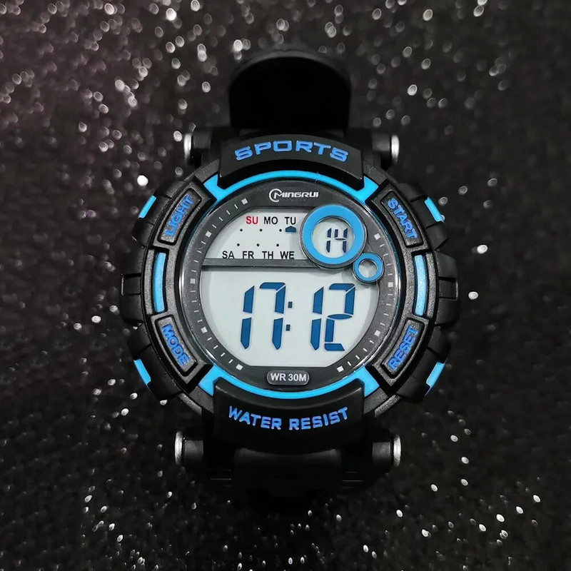 Bērnu digitālie pulksteņi Studentu gumijas siksnas rokassprādze bērniem zēniem sprādzes pusaudžiem lēti rokas pulkstenis jauniešiem vīriešu stundu sporta pulksteņi