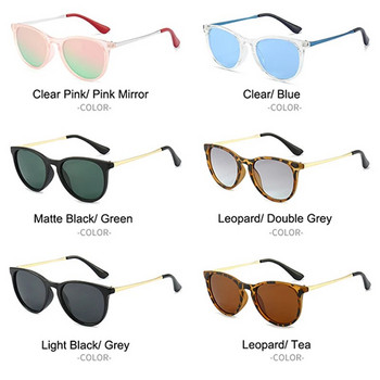 Нови детски поляризирани слънчеви очила Ретро кръгли слънчеви очила за момичета и момчета на възраст 3-12 години