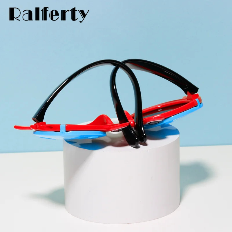 Ralferty Cool Baby Kids Saulesbrilles Meitenes Zēni Karikatūras Krabju Paceļami Saulesbrilles Smieklīgi Bērnu Abažūri Neplīstošs Mīksts Rāmis Oculo