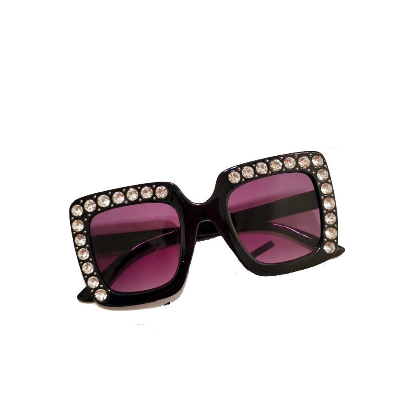 2022. gada zīmola lielizmēra dimanta saulesbrilles bērniem UV400 saulesbrilles liela rāmja aizsargbrilles mazuļiem zēniem meitenēm burvīgas saulesbrilles Oculos brilles