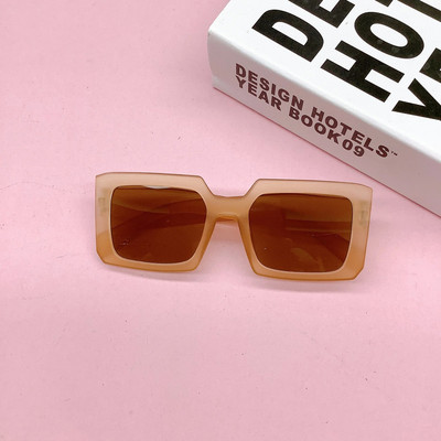 Koreja Cute Kids Saulesbrilles Taisnstūris Mode Bērnu Saulesbrilles Vintage Square Outdoor Brilles Brilles Forša stila Brilles