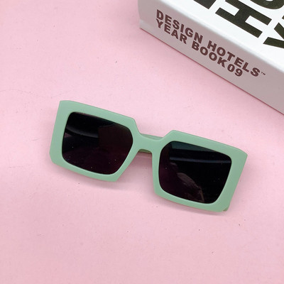 Koreja Cute Kids Saulesbrilles Taisnstūris Mode Bērnu Saulesbrilles Vintage Square Outdoor Brilles Brilles Forša stila Brilles