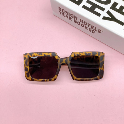 Koreja Cute Kids Saulesbrilles Taisnstūris Mode Bērnu Saulesbrilles Vintage Square Outdoor Brilles Brilles Forša stila Brilles