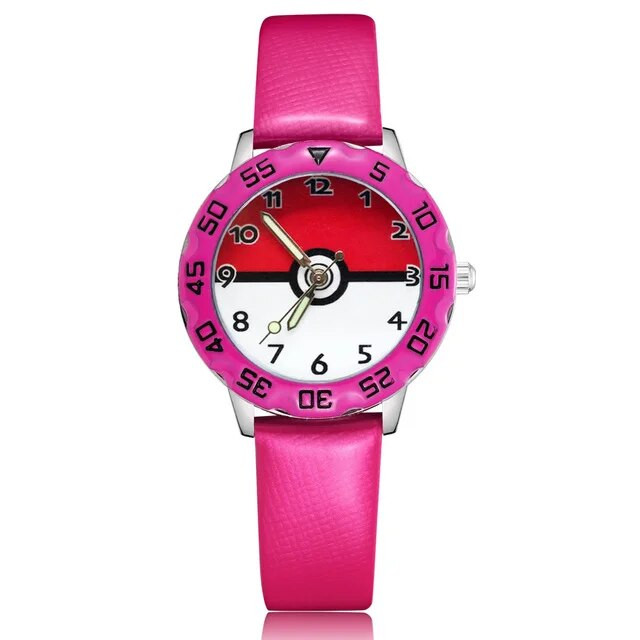 Pokemon pokeball laikrodis kawaii figūrėlė žaislai vaikams Pikachu go kvarcinis riešas animacinis filmas berniukams mergaičių laikrodis apyrankė žaislai kalėdinė dovana