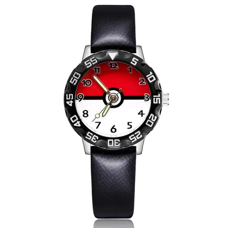 Pokemon pokeball laikrodis kawaii figūrėlė žaislai vaikams Pikachu go kvarcinis riešas animacinis filmas berniukams mergaičių laikrodis apyrankė žaislai kalėdinė dovana