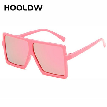 HOOLDW Νέα Oversize τετράγωνα παιδικά γυαλιά ηλίου για κορίτσια Βρεφικά αγόρια Punk γυαλιά ηλίου UV400 Παιδικά γυαλιά σκιές Γυαλιά γυαλιά Oculos De Sol
