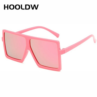 HOOLDW Uus Oversize Square Kids Päikeseprillid Tüdrukutele Beebidele Poistele Punk Päikeseprillid UV400 Laste Prillid Varjud Prillid Oculos De Sol