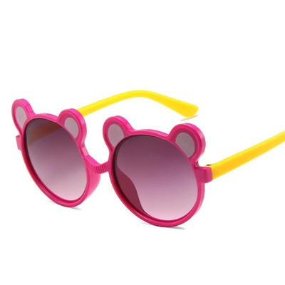 Vasaras meitenes zēniem jauka saulesbrilles dzīvnieku multfilma ziedu spārni āra bērniem jauki vintage saulesbrilles aizsardzība, klasiska bērniem