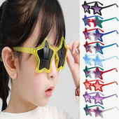Street Beat Fashion Personality Piecstaru zvaigzne Bērnu saulesbrilles Meitene Zēns Jauki Tonēti Krāsu Plastmasas Rāmis Bērnu Saulesbrilles