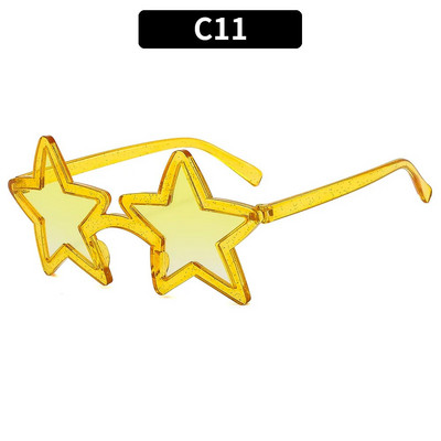 Street Beat Fashion Personality Piecstaru zvaigzne Bērnu saulesbrilles Meitene Zēns Jauki Tonēti Krāsu Plastmasas Rāmis Bērnu Saulesbrilles