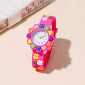 Smile Daisy Flori colorate Cadouri pentru copii Ceasuri Fete Copii Studenti Fashion Party Ceas cu quartz Ceasuri de mână