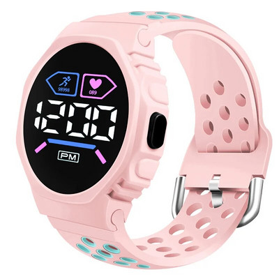 Noua moda ceas sport rezistent la apa Student Copii Ceasuri simple Ceas digital pentru baieti fete copii ceas electronic cu LED de mana