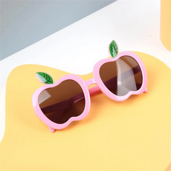 Elbru Fashion Cute Σχήμα Φρούτων Γυαλιά ηλίου Αγόρια Κορίτσια Baby Cartoon Apple Shades Γυαλιά ηλίου Παιδικά UV400 Ourdoor Party Decor