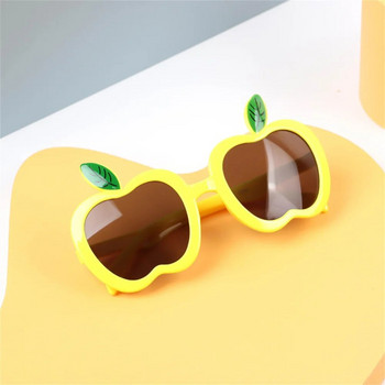 Elbru Fashion Сладки слънчеви очила с форма на плод Момчета Момичета Бебешки карикатури Apple Shades Слънчеви очила Деца UV400 Ourdoor Party Street Decor