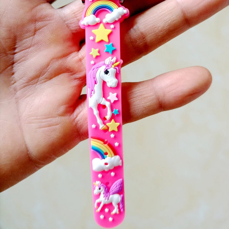 Παιδιά Αγόρια Κορίτσια Μαθητές Κινούμενα σχέδια με στάμπα σιλικόνης Lovely Unicorn Rainbow Dinosaur Baby Animals Δώρα Ρολόγια χειρός Ρολόι