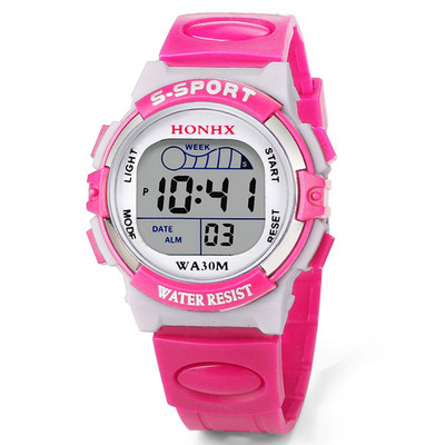 Óra Children Life Waterproof Boy Digitális Led karóra Egy Kid Quartz Alarm Date Sport karóra Детские Цифровые Часы С Дисплеем